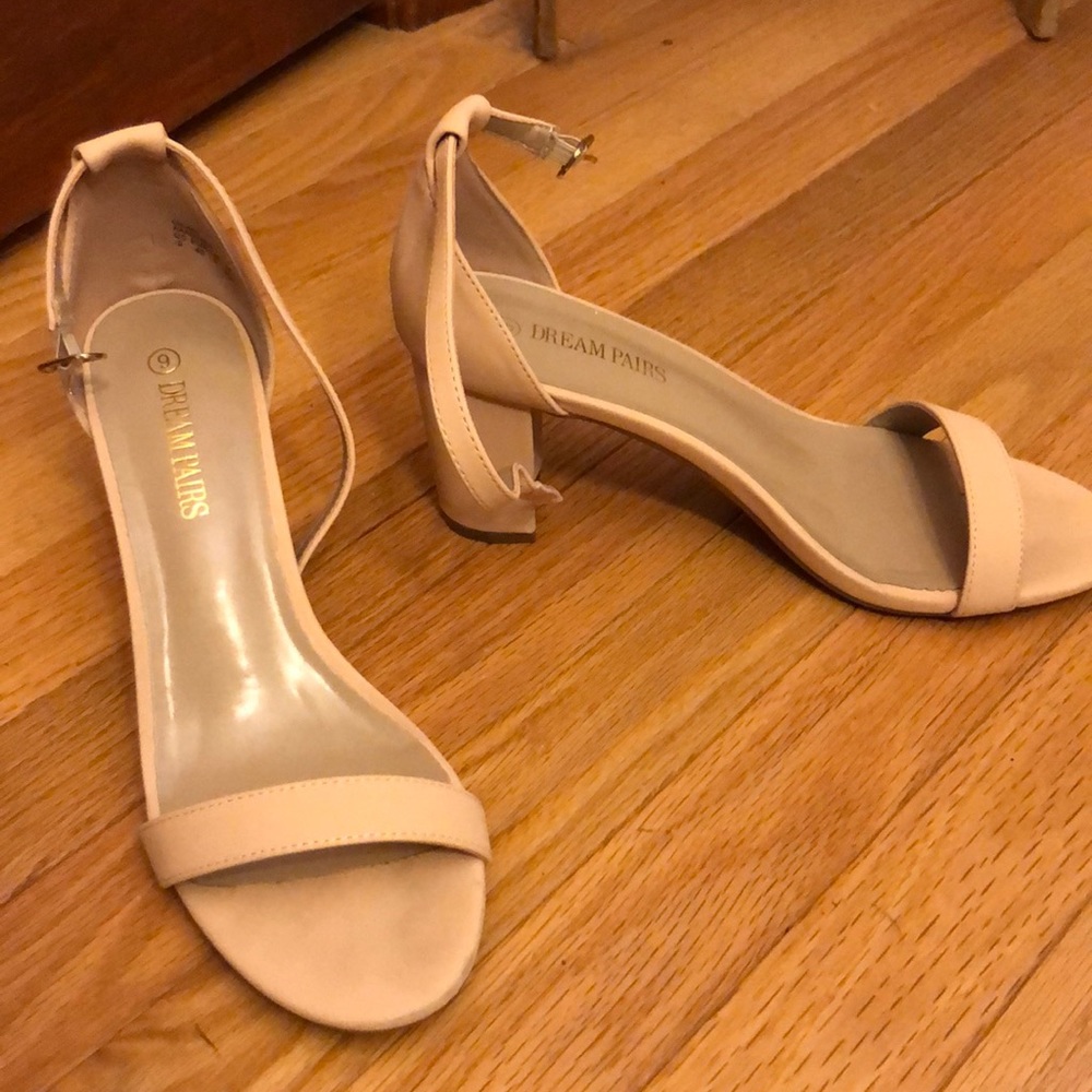 COPY - Nude Dream Pairs Ankle Strap Pump